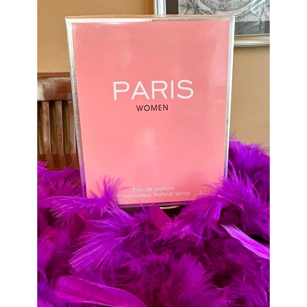 SECRET PLUS - NIB - "Paris Women" Eau de Parfum,  3.4 fl. oz  Spray. Sealed Box.